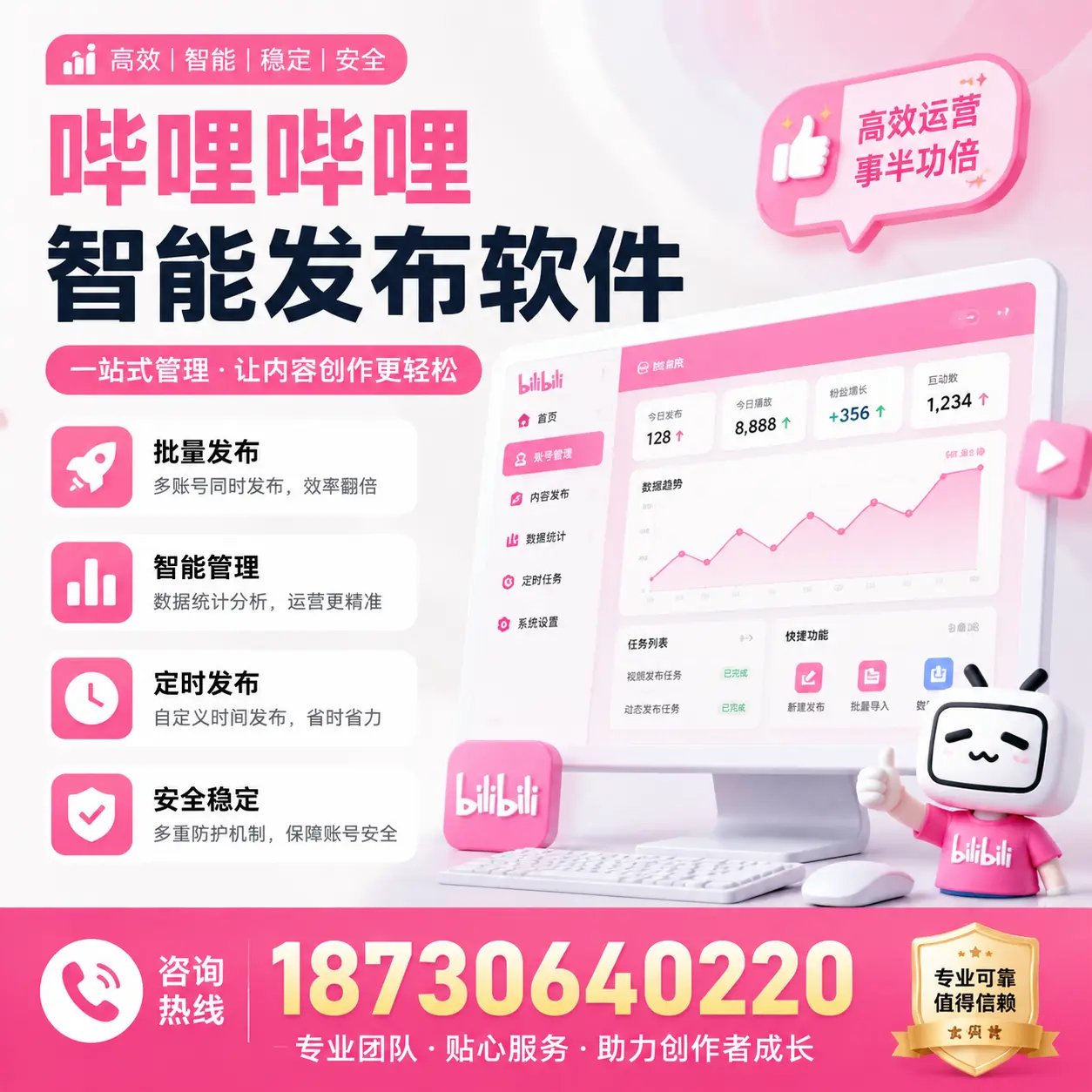 如何评估哔哩哔哩智能发布软件的ROI？西双版纳 企业必读